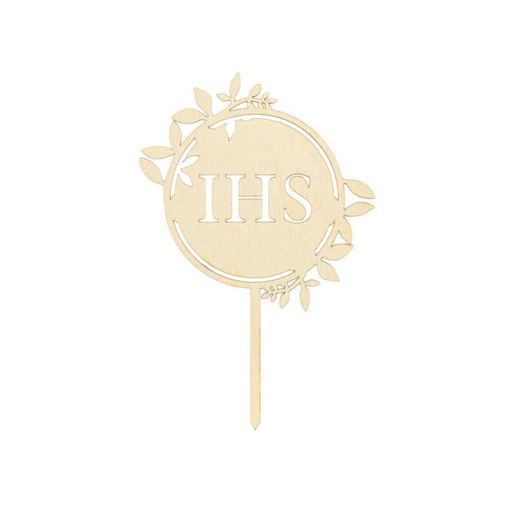 Picture of WOODEN TOPPER IHS 23CM